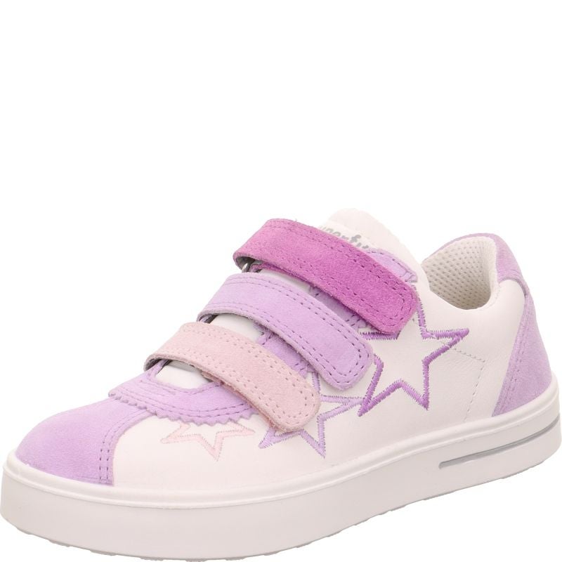 Superfit STELLA Sneaker low - Material: Leder/Sonstiges Material/Textil in Lila