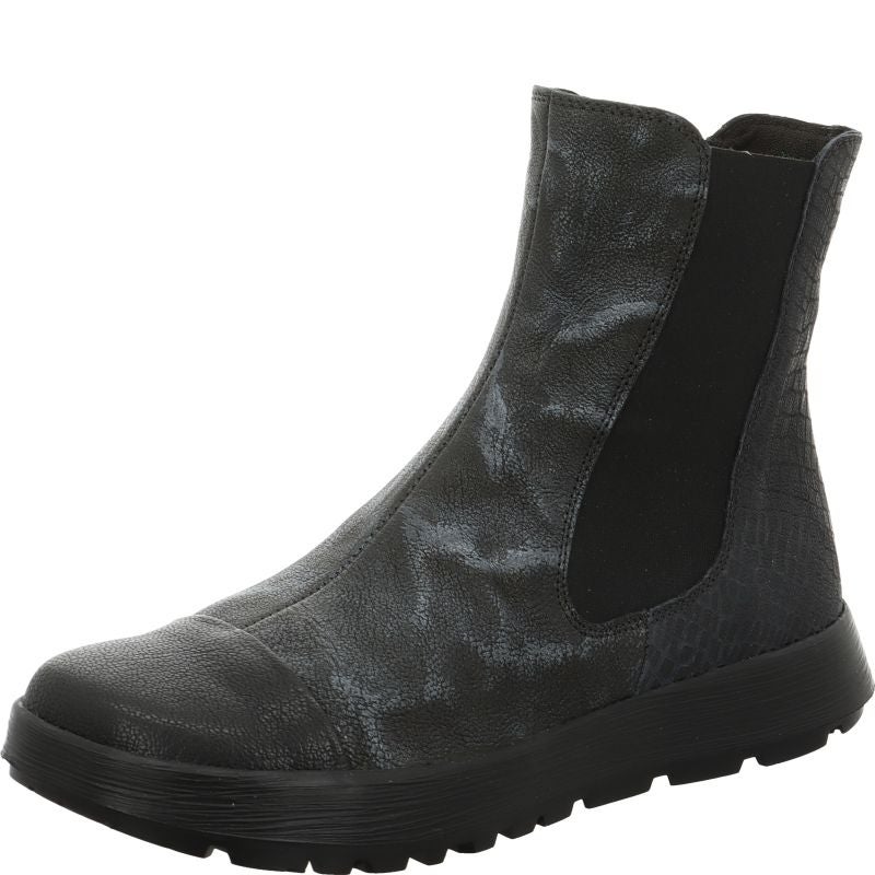 Think COMODA Woman Cheslea boot - Material: Leather in Black