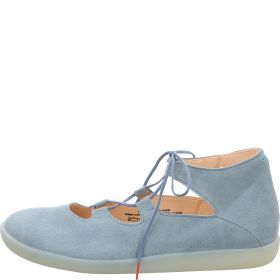 Think NATURE Woman Ballerina - Material: Leather in Blue