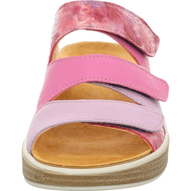 Think! MEGGIE Damen Pantolette - Material: Leder in Rosa