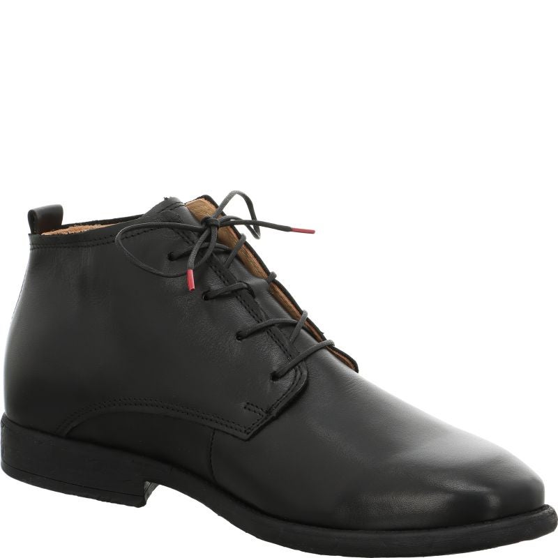 Think! CIVITA Herren Ankle Boots - Material: Leder in Schwarz