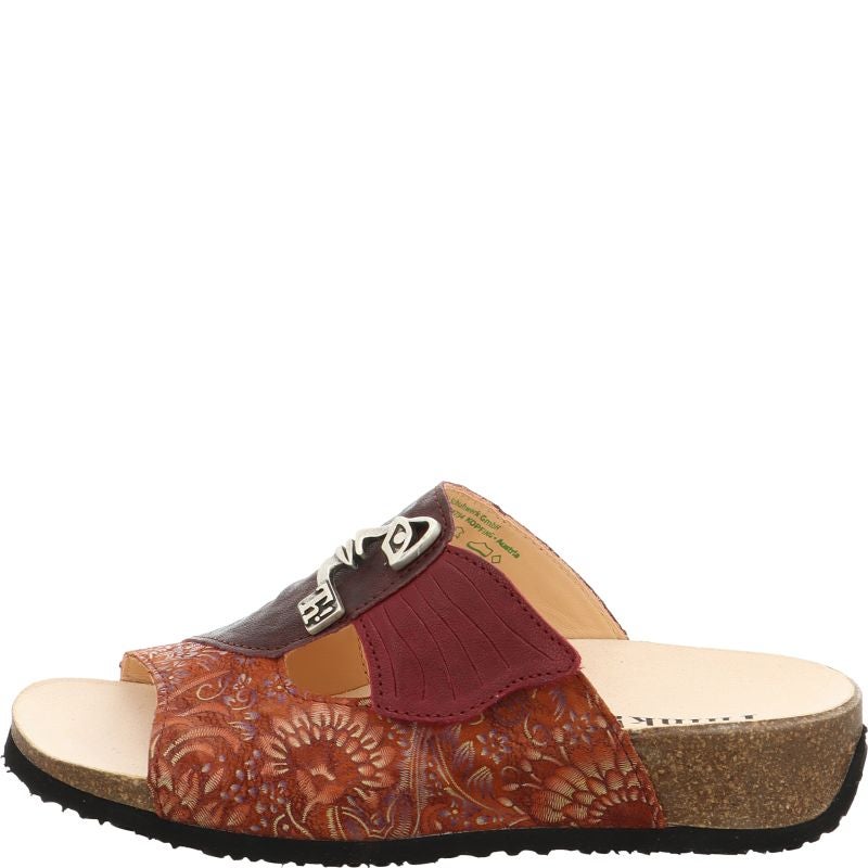 Think! MIZZI Damen Pantolette - Material: Leder in Mehrfarbig
