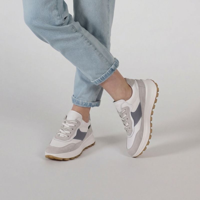 legero T4 RUN Damen Sneaker low - Material: Leder in Grau