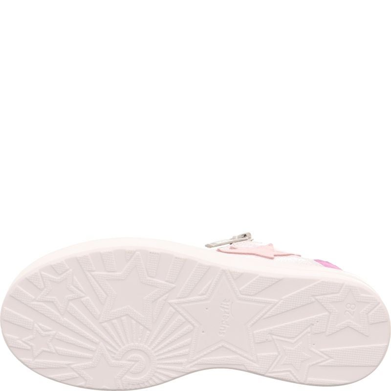 Superfit STELLA Mädchen Sneaker low - Material: Leder/Sonstiges Material/Textil in Mehrfarbig