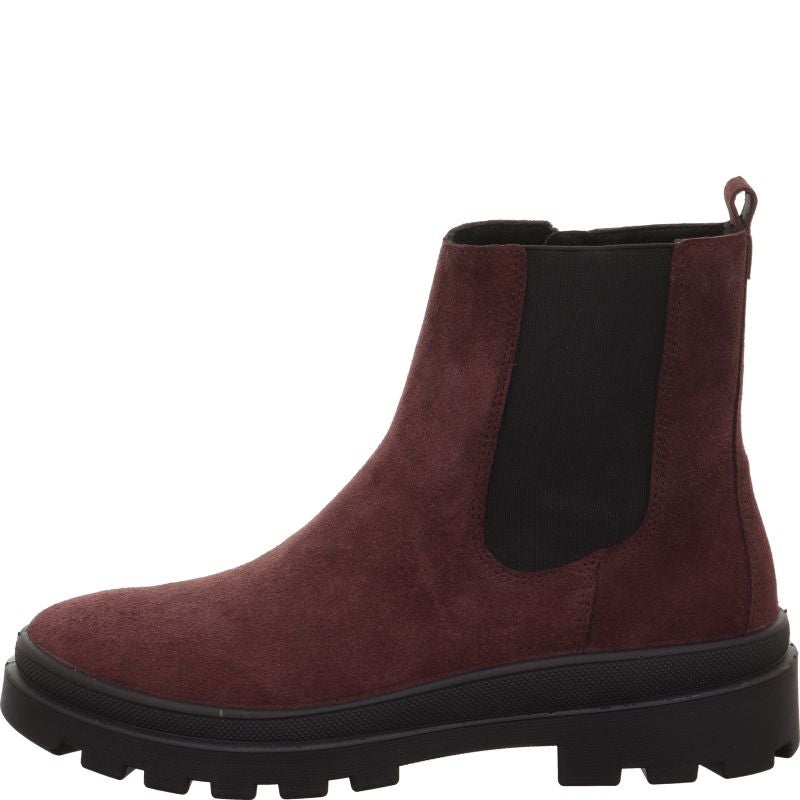 legero LUSIA Damen Chelsea Boots - Material: Leder in Rot