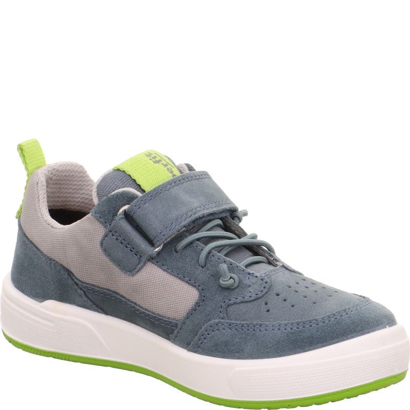 Superfit MAVERICK Sneaker low - Material: Leder/Textil in Blau