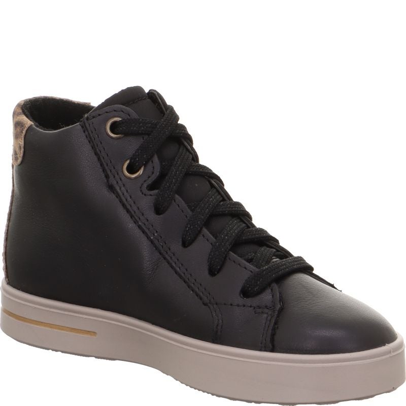 Superfit STELLA Sneaker high - Material: Leder/Textil in Schwarz