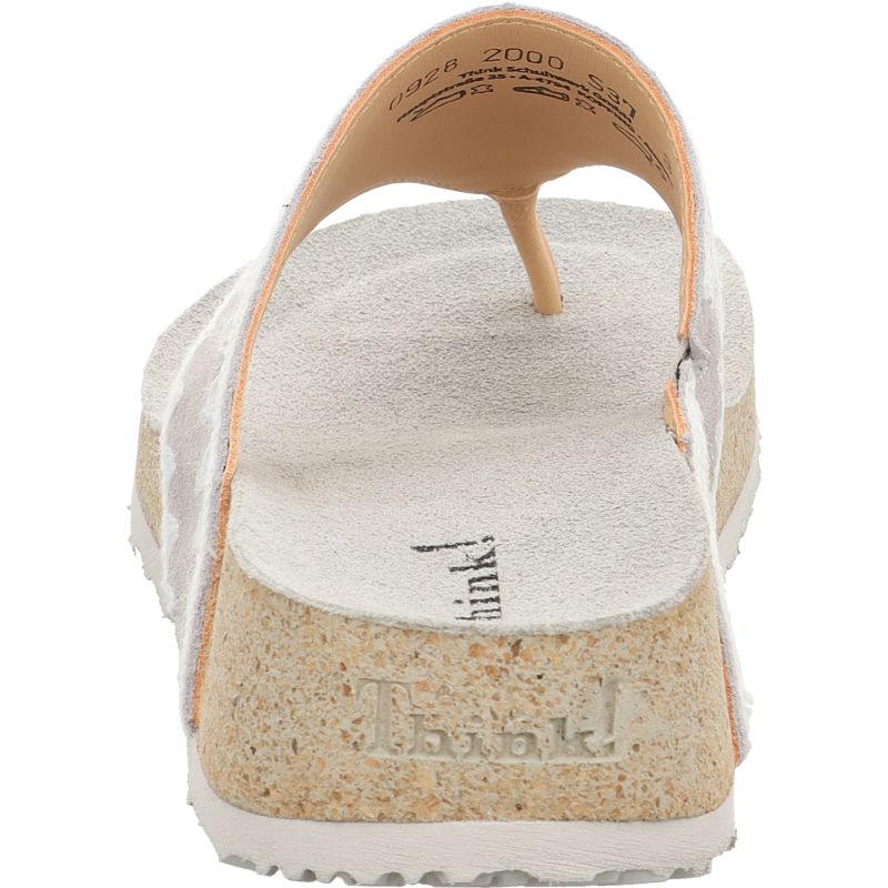 Think KOAK DAMEN Woman Mules - Material: Leather in Grey