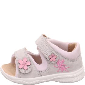 Superfit POLLY Sandale - Material: Leder/Textil in Grau