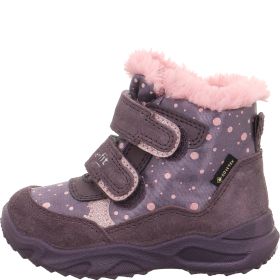 Superfit GLACIER Girls Boot - Material: Leather/Textil in Purple