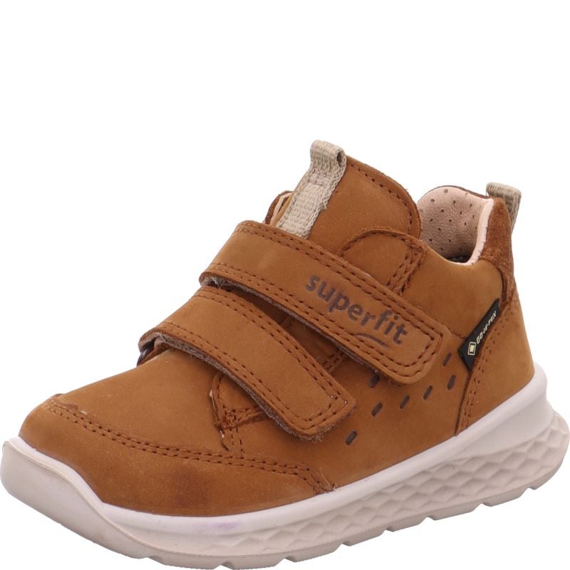 Superfit BREEZE Unisex, Boys Sneakers high - Material: Leather in Brown