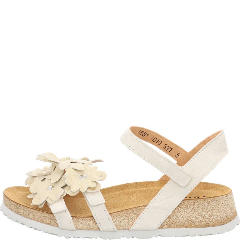 Think KOAK DAMEN Woman Strap sandal - Material: Leather in White