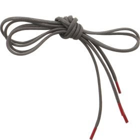 Think THINK SCHUHBAND Unisex Shoelace with red ends - Material: Textile in Grey