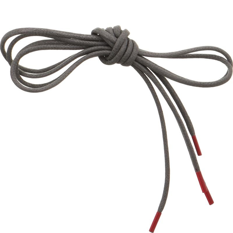 Think THINK SCHUHBAND Unisex Shoelace with red ends - Material: Textile in Grey