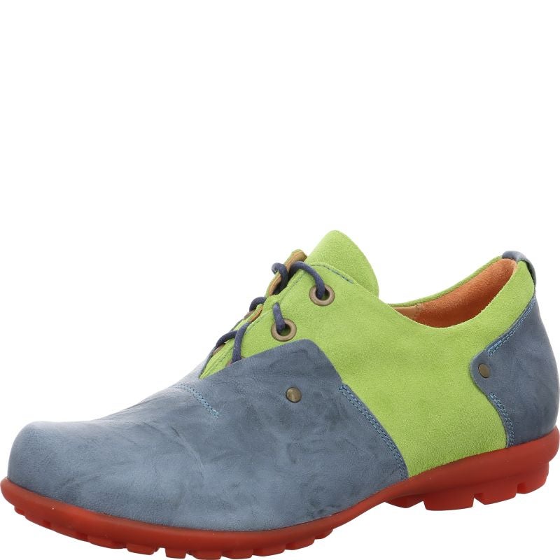 Think KONGHERREN Lace up shoe - Material: Leather in Blue