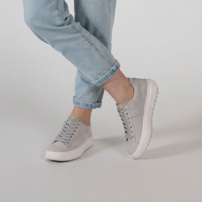 Legero T4 JUMP Woman Sneakers low - Material: Leather in Grey