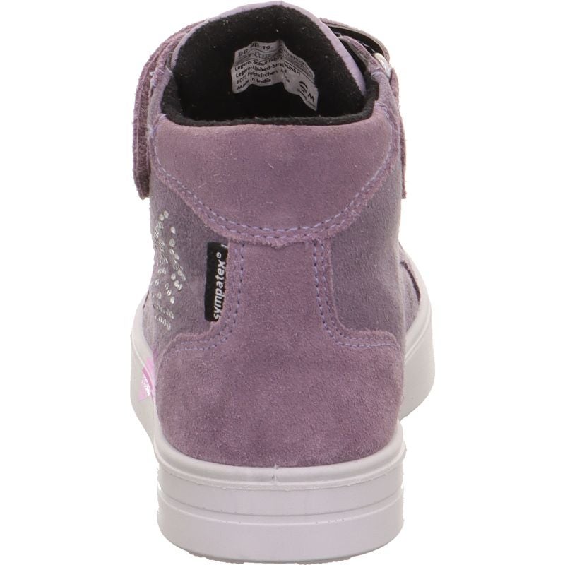 Superfit STELLA Mädchen Sneaker high - Material: Leder/Textil in Lila