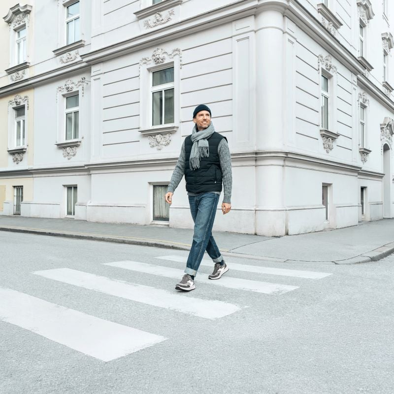 Legero ANZIO Men Sneakers low - Material: Leather in Grey