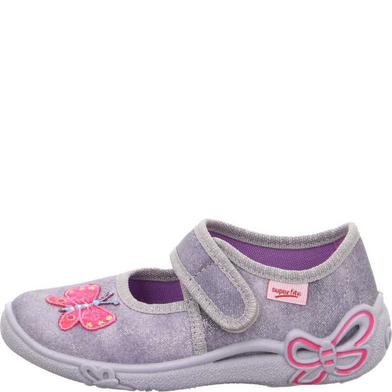 Superfit BELINDA Girls Slipper - Material: Textile in Grey