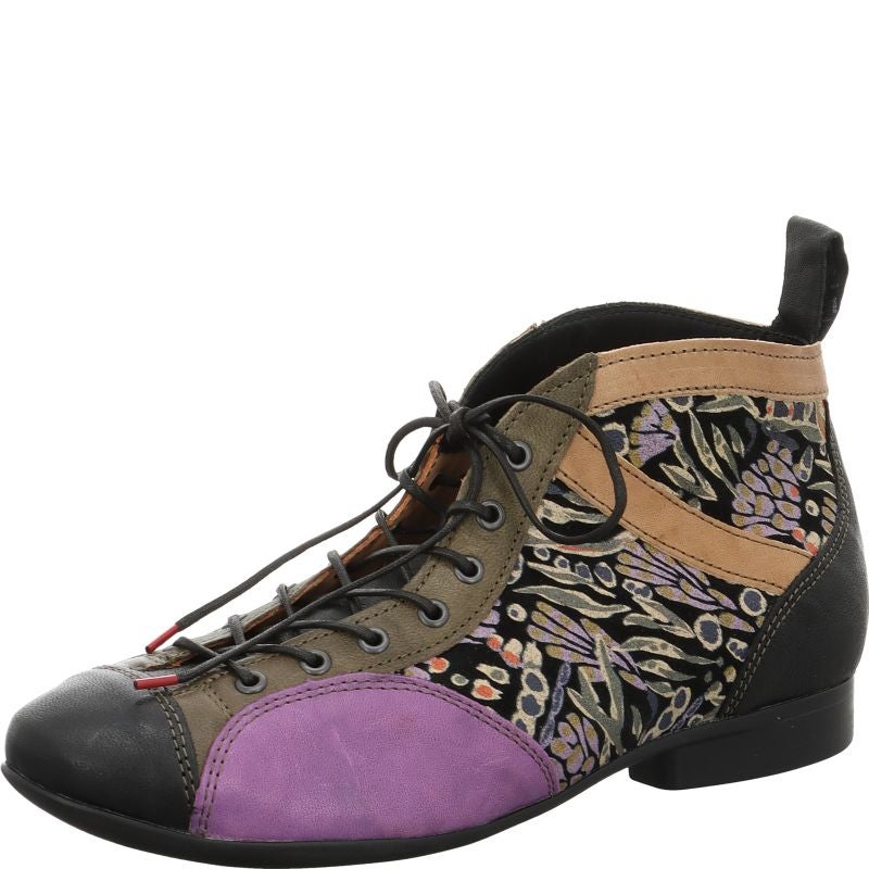 Think GUAD2 Woman Ankle boot - Material: Leather in Multi Colour