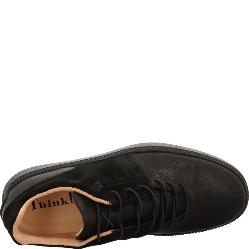 Think TURNA Men Men Sneakers low - Material: Leather in Black