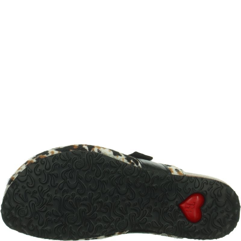 Think JULIA DAMEN Clog - Material: Leather in Multicolored