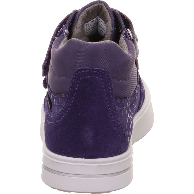 Superfit STELLA Sneakers high - Material: Leather/Textil in Purple