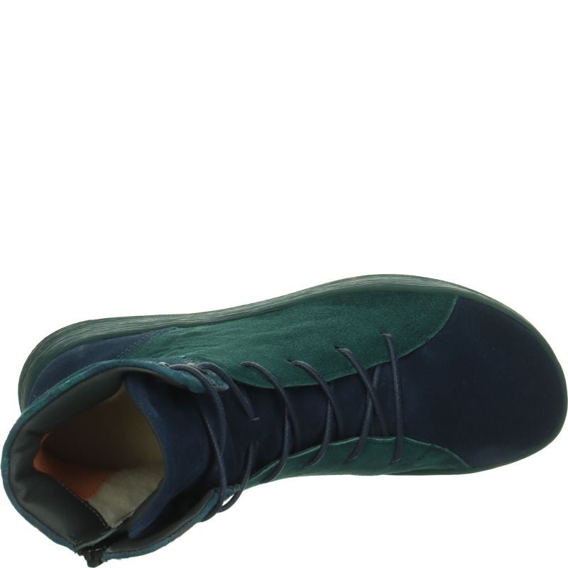 Think! COMODA Damen Stiefelette - Material: Leder in Blau