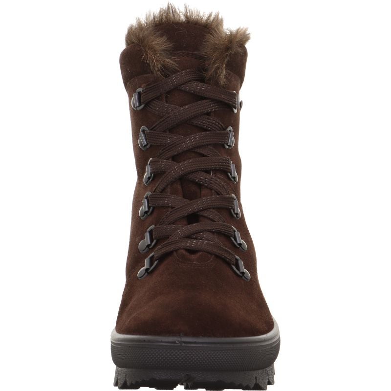 legero NOVARA Damen Schnürboots - Material: Leder in Braun