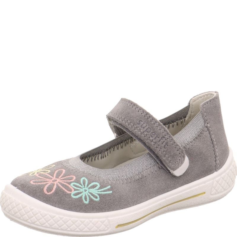 Superfit TENSY Girls Ballerina - Material: Leather in Grey