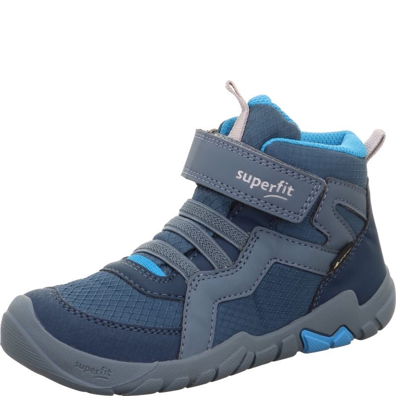 Superfit TRACE Unisex | Jungen Sneaker high - Material: Textil/Sonstiges Material in Blau