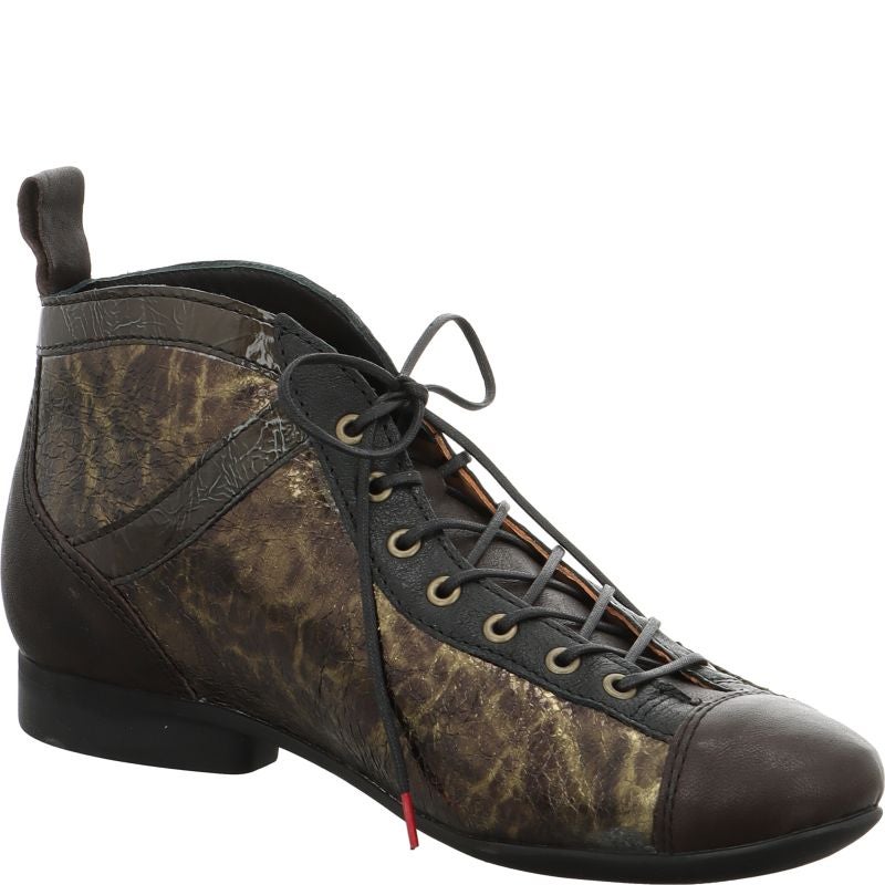 Think GUAD2 Woman Ankle boot - Material: Leather in Multi Colour