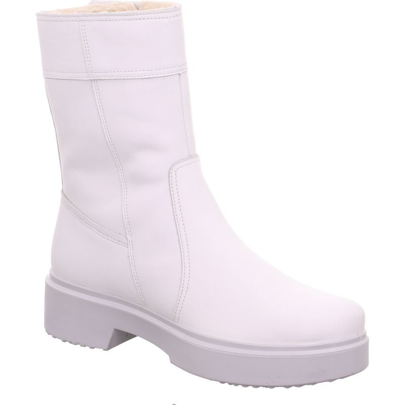Legero ANGEL Damen Stiefelette - Material: Leder in Weiß