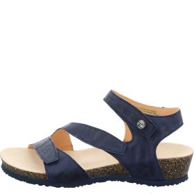 Think! DUMIA Damen Riemchensandale - Material: Leder in Blau