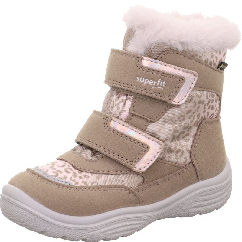 Superfit CRYSTAL Boots - Material: Leder/Textil in Beige