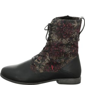 Think AGRAT Woman Ankle Boot - Material: Leather in Black