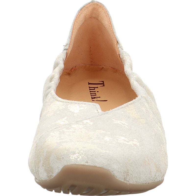 Think GAUDI Woman Ballerina - Material: Leather in Beige