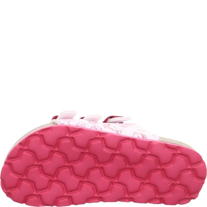 Superfit FUSSBETTPANTOFFEL Girls Slipper - Material: Sonstiges Material in White