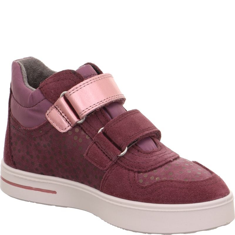 Superfit STELLA Sneaker high - Material: Leder/Textil in Rot