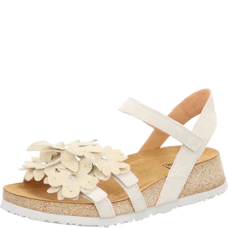 Think KOAK DAMEN Woman Strap sandal - Material: Leather in White