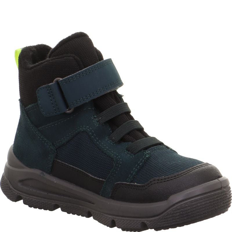 Superfit MARS Unisex | Boys Boot - Material: Leder/Sonstiges Material/Texti in Green