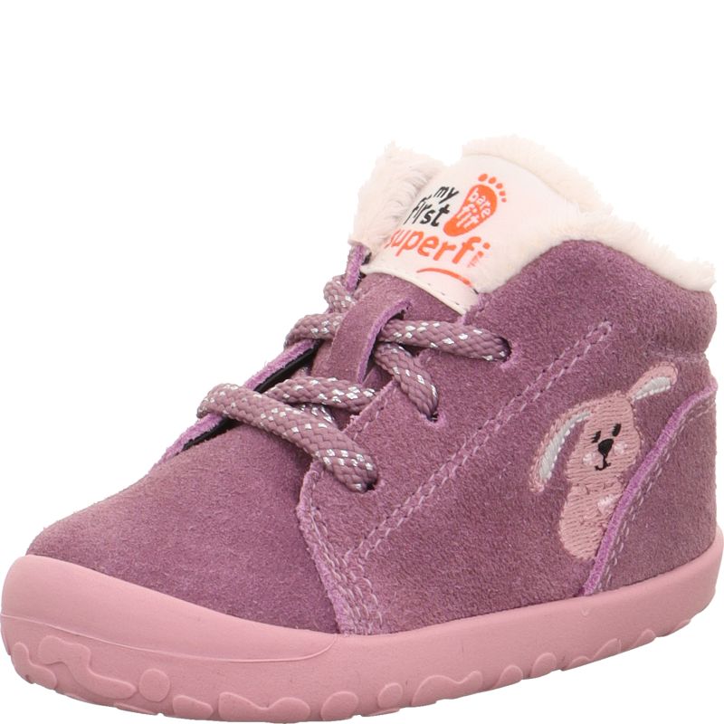 Superfit FLUMMI Girls Sneakers high - Material: Leather in Purple