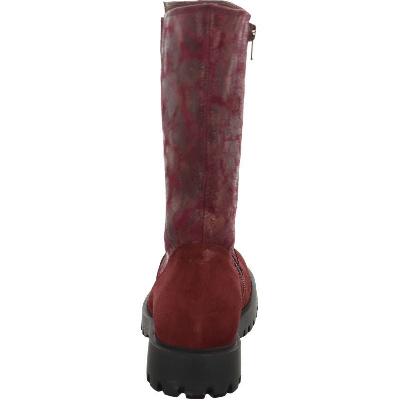 Think TRENTO Woman Ankle boot - Material: Leather in Red