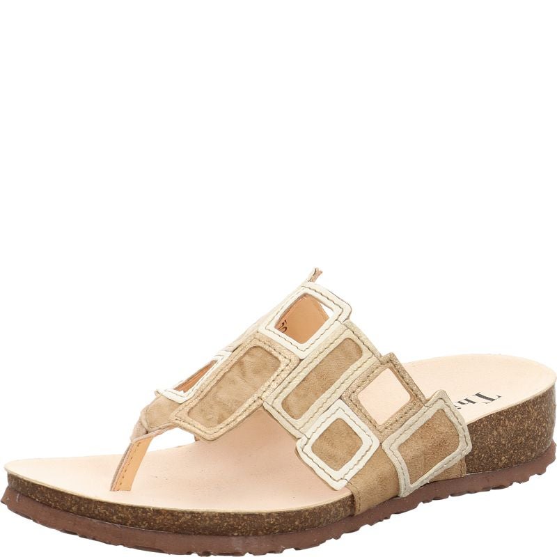 Think JULIA DAMEN Woman  - Material: Leather in Beige
