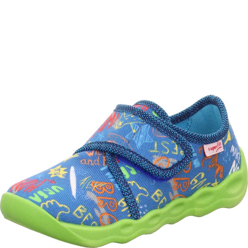 Superfit BUBBLE Boys Slipper - Material: Textile in Blue