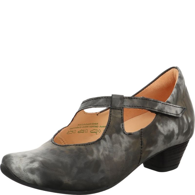Think! AIDA Damen Pumps - Material: Leder in Mehrfarbig
