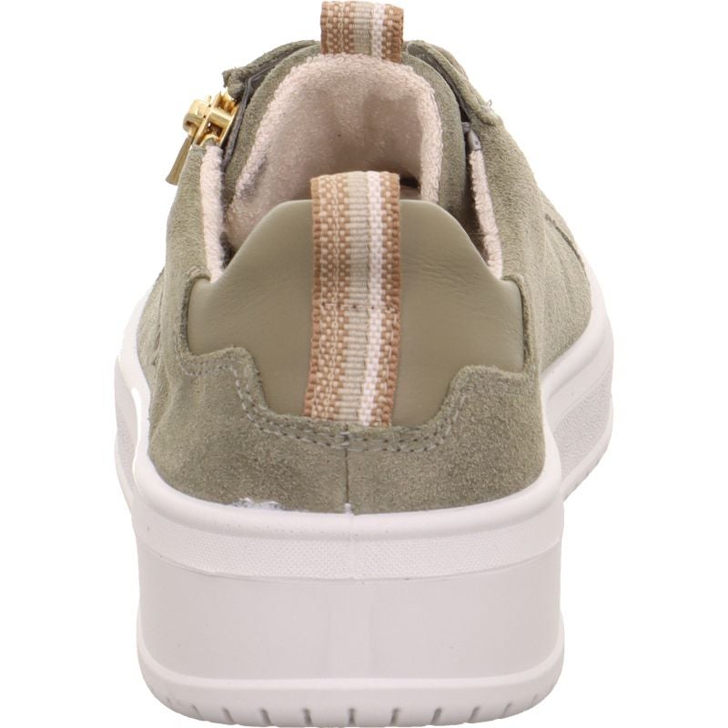 legero REJOISE Damen Sneaker low - Material: Leder in Grün