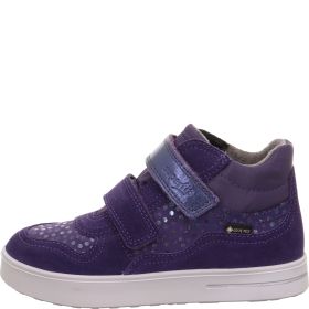 Superfit STELLA Sneakers high - Material: Leather/Textil in Purple