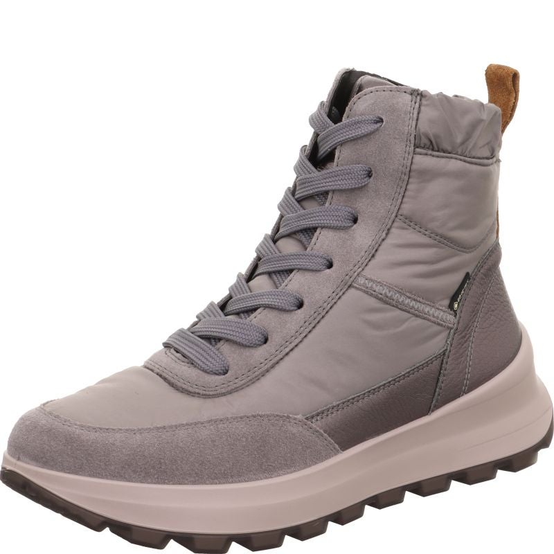 legero T4 RUN Damen Stiefel - Material: Leder/Textil in Grau