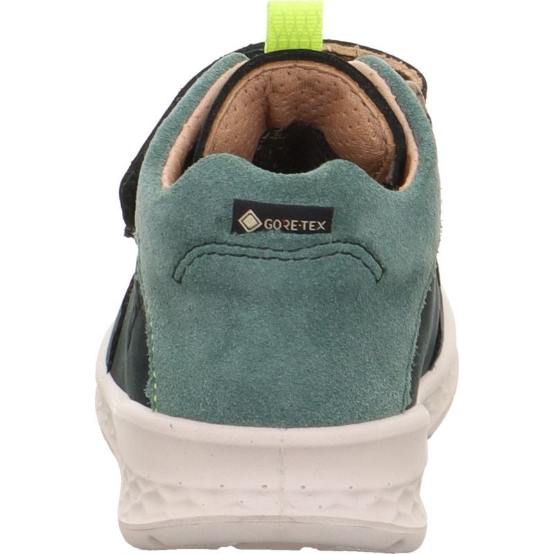 Superfit BREEZE Unisex | Boys Sneakers high - Material: Leather in Green